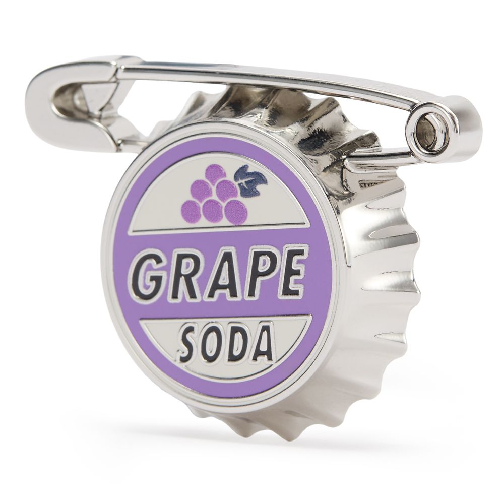 Grape Soda Bottlecap Pin &ndash; Up