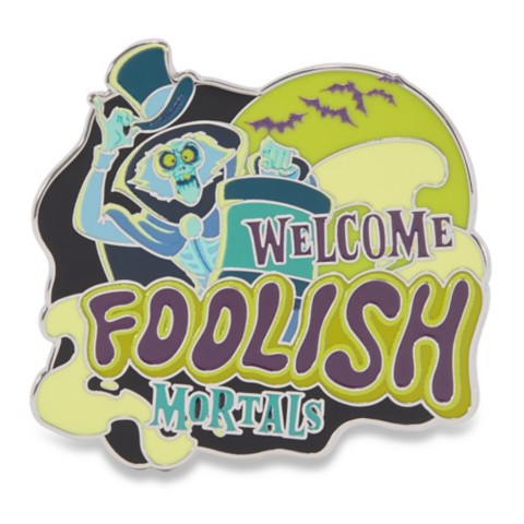 Аксессуары Disney The Hatbox Ghost Glow-in-the-Dark Pin – The Haunted Mansion