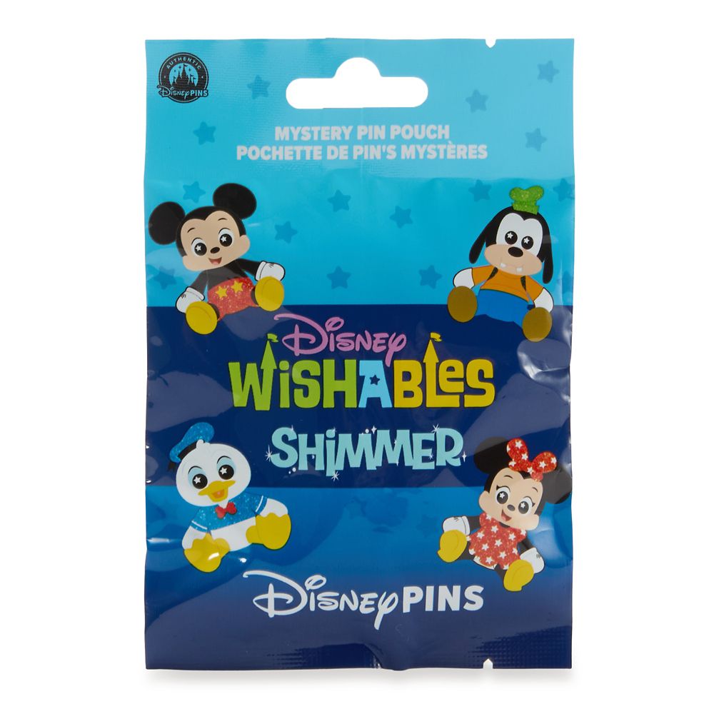 Disney Wishables Shimmer Mystery Pin Blind Pouch &ndash; 5-Pc.