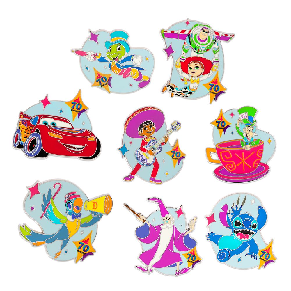 Disneyland 70th Anniversary Mystery Pin Blind Pack &ndash; 2-Pc.