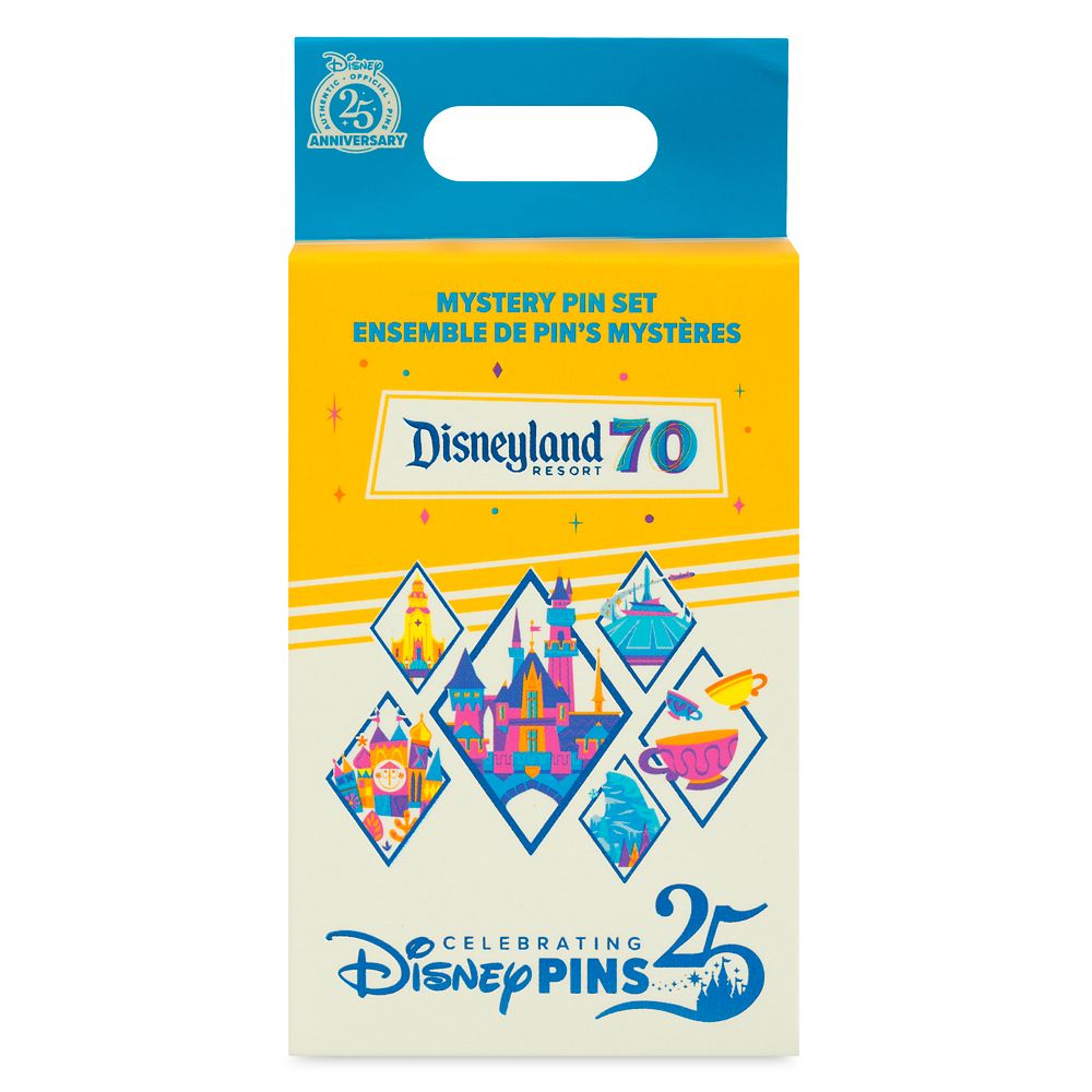 Disneyland 70th Anniversary Mystery Pin Blind Pack &ndash; 2-Pc.
