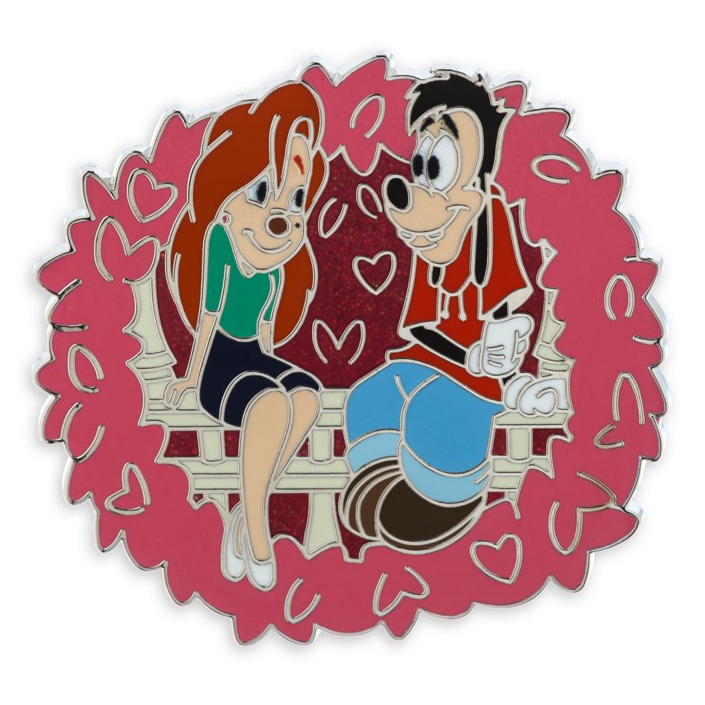 Max and Roxanne Holiday Pin A Goofy Movie Official shopDisney