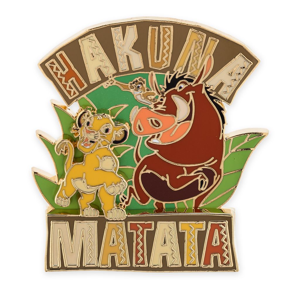 Simba, Timon, and Pumbaa Hakuna Matata Pin  The Lion King Official shopDisney