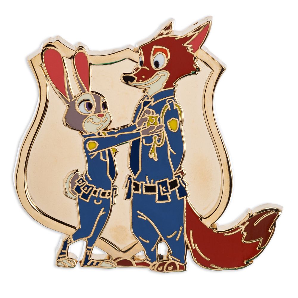 Judy Hopps and Nick Wilde Badge Pin – Zootopia | Disney Store