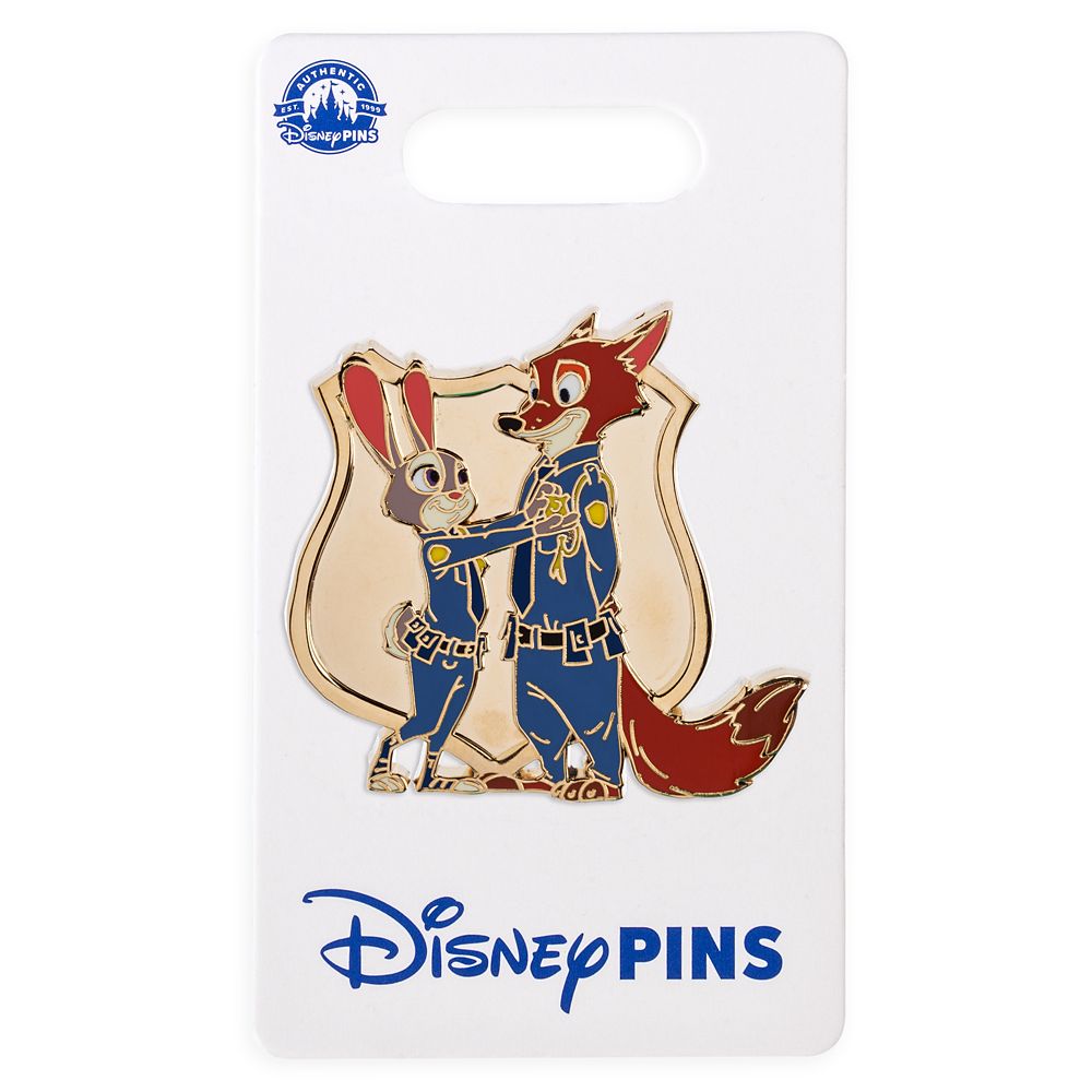 Judy Hopps and Nick Wilde Badge Pin – Zootopia