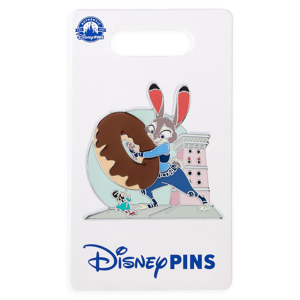 Judy Hopps and Fru Fru Donut Pin – Zootopia
