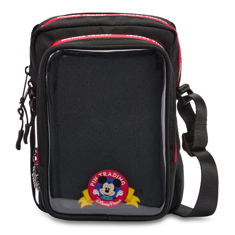 Mickey Mouse Disney Parks Pin Trading Sling Bag