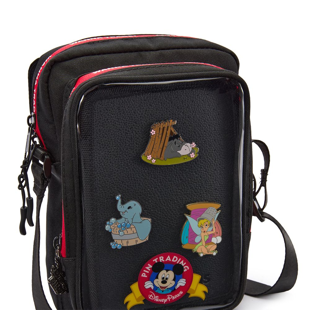 Mickey Mouse Disney Parks Pin Trading Sling Bag