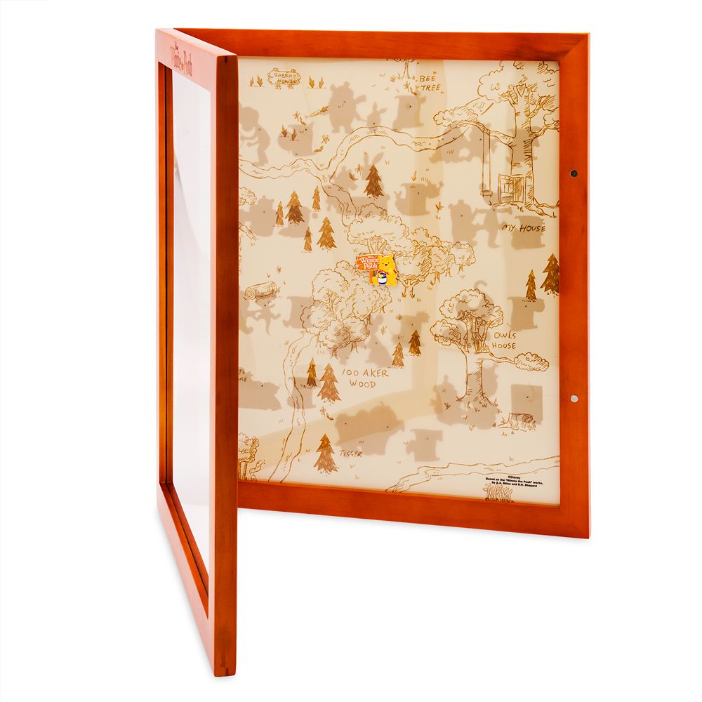 Winnie the Pooh Pin Display Frame and Pin - Hundred Acre Wood Series - Limited Release