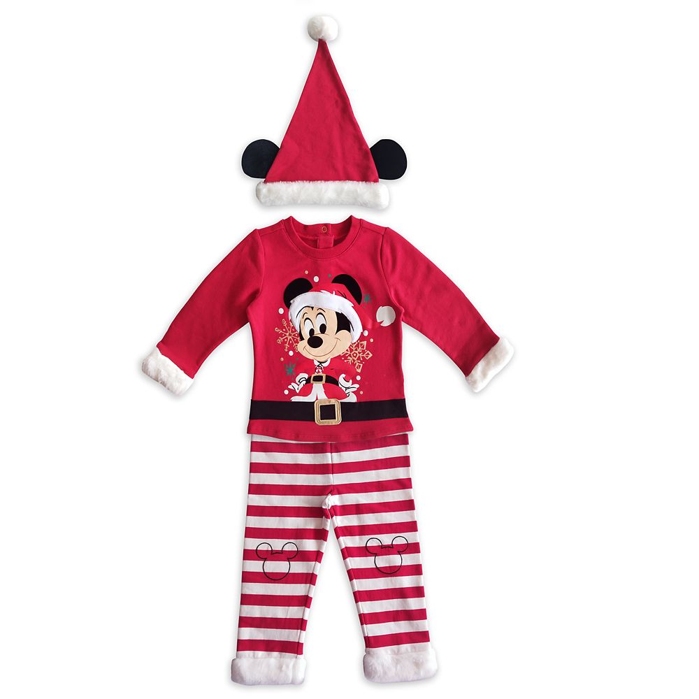 Santa Mickey Mouse Set for Baby Disney Store