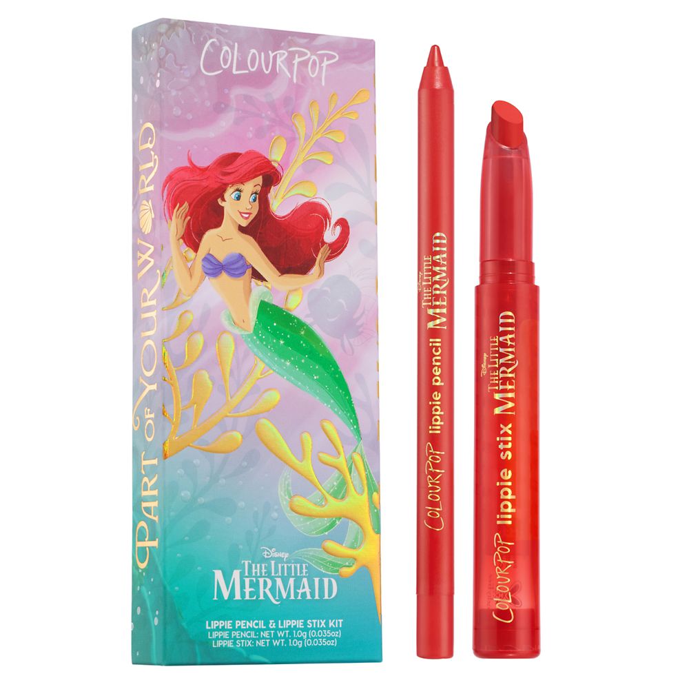 Ariel Lip Kit Set by ColourPop &ndash; The Little Mermaid