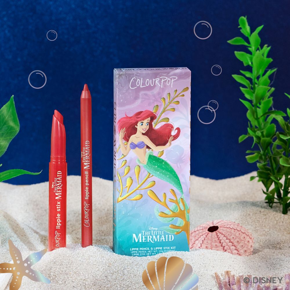Ariel Lip Kit Set by ColourPop &ndash; The Little Mermaid