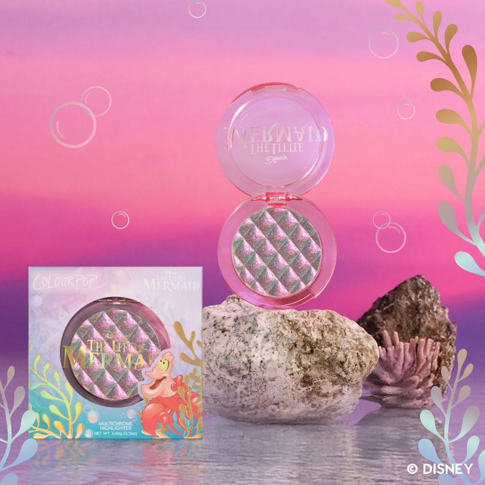 Sebastian ''Soft Shell'' Multi-Chrome Highlighter by ColourPop &ndash; The Little Mermaid
