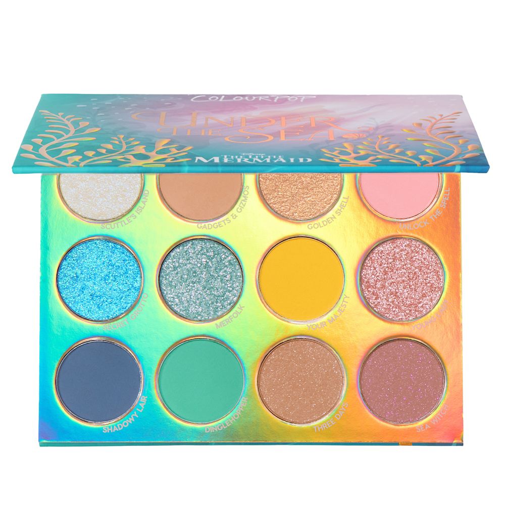 Ariel ''Under the Sea'' Eyeshadow Palette by ColourPop &ndash; The Little Mermaid