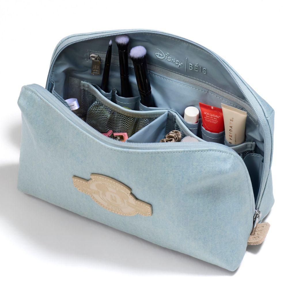 Mickey Mouse Denim Cosmetic Bag by B&Eacute;IS