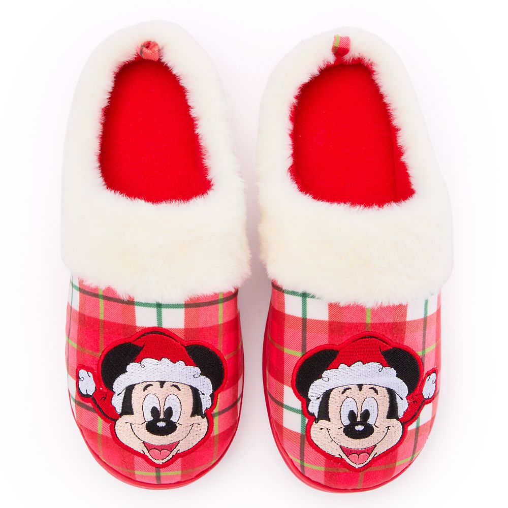 Mickey Mouse Holiday Slippers for Adults