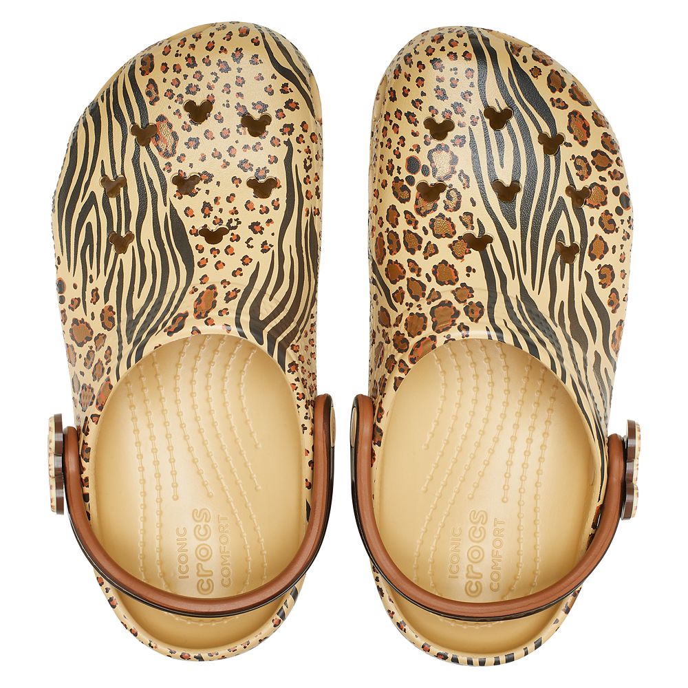 Mickey Mouse Icon Clogs for Adults by Crocs - Animal Print