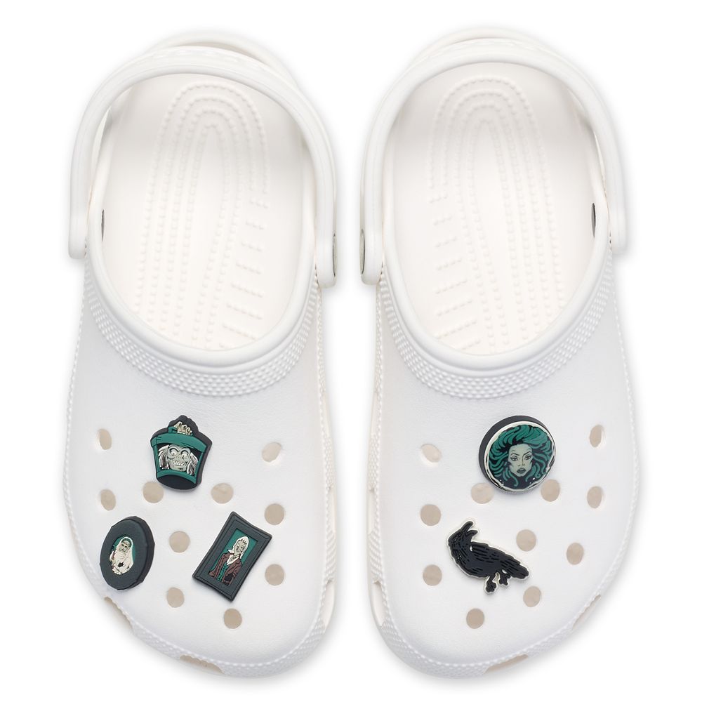 The Haunted Mansion Glow-in-the-Dark Jibbitz Set by Crocs