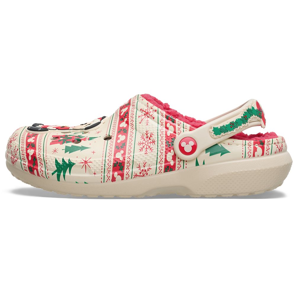 Santa Mickey Mouse Fair Isle Holiday Clogs for Adults by Crocs