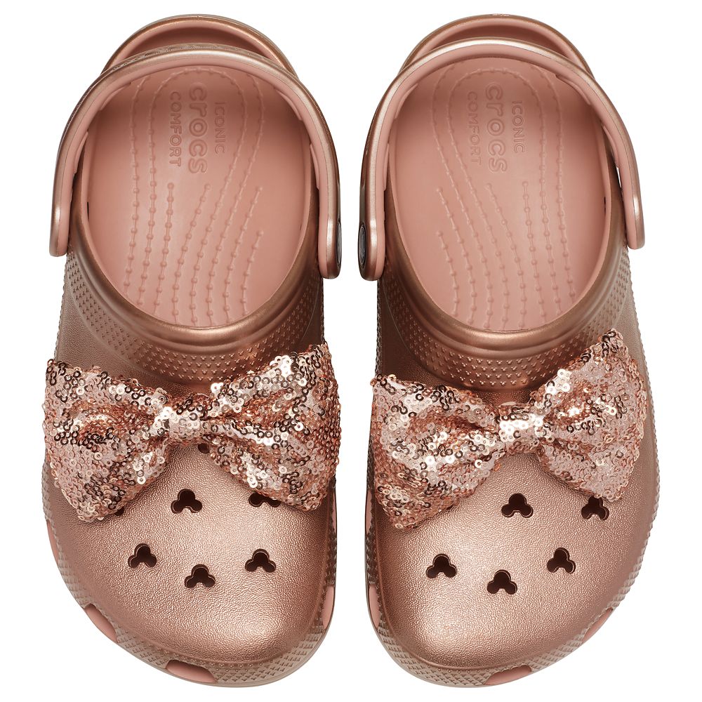 Minnie Mouse Clogs for Adults by Crocs &ndash; Rose Gold