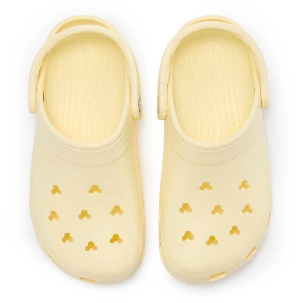Mickey Mouse Icon Clogs for Adults by Crocs &ndash; Butter Yellow