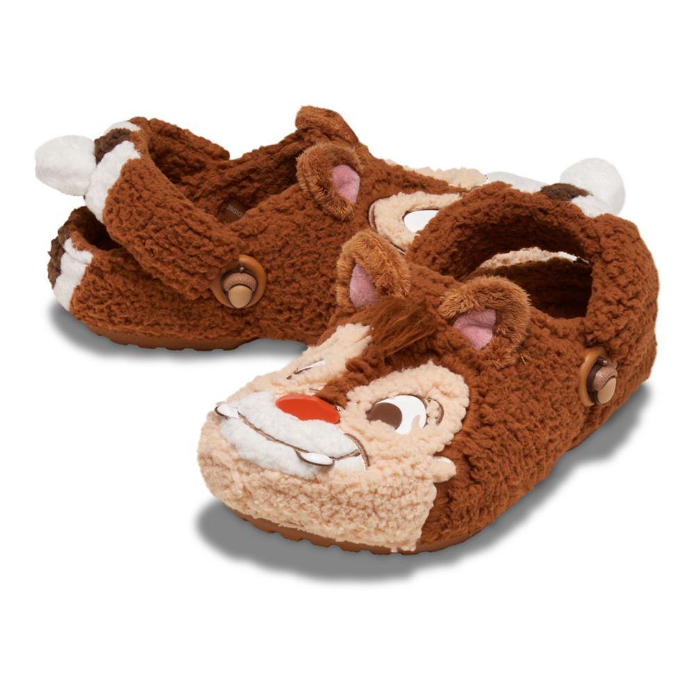 Chip 'n Dale Fuzzy Clogs for Adults by Crocs