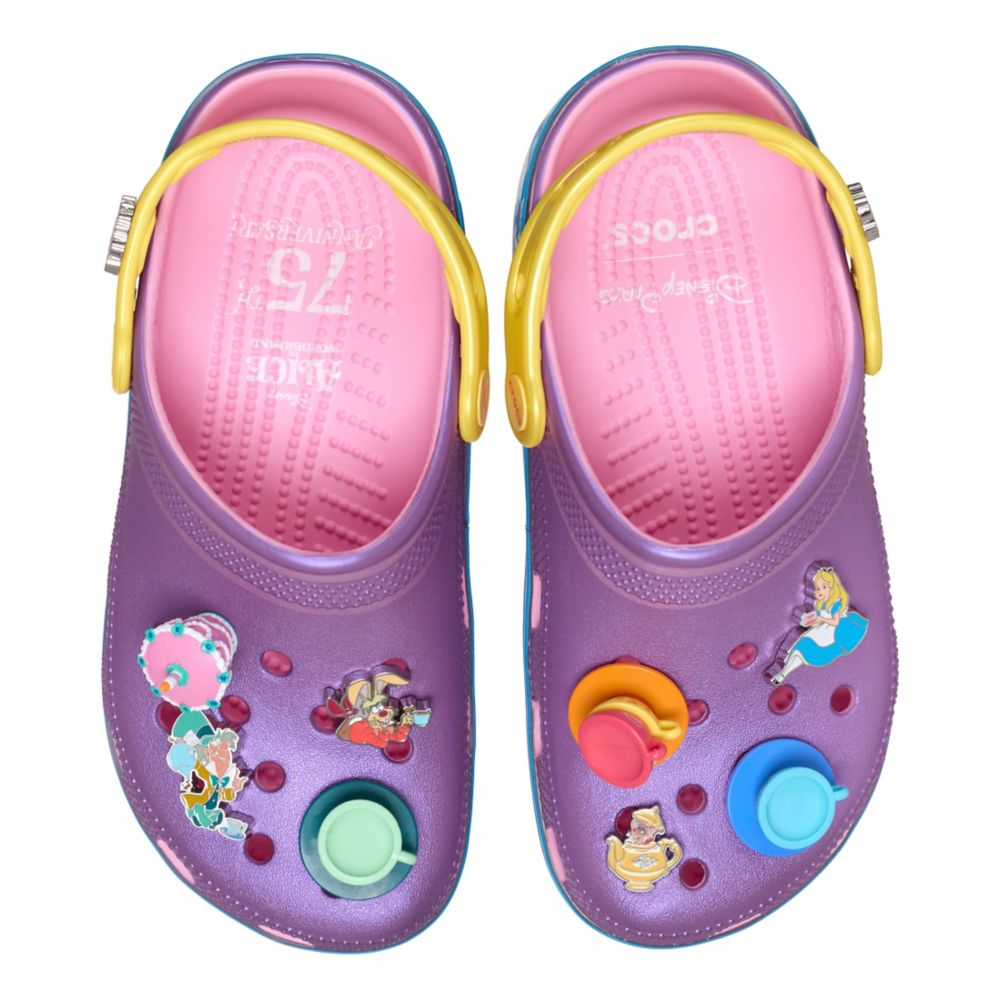 Alice in Wonderland 75th Anniversary Clogs for Adults by Crocs &ndash; D23: The Ultimate Disney Fan Event