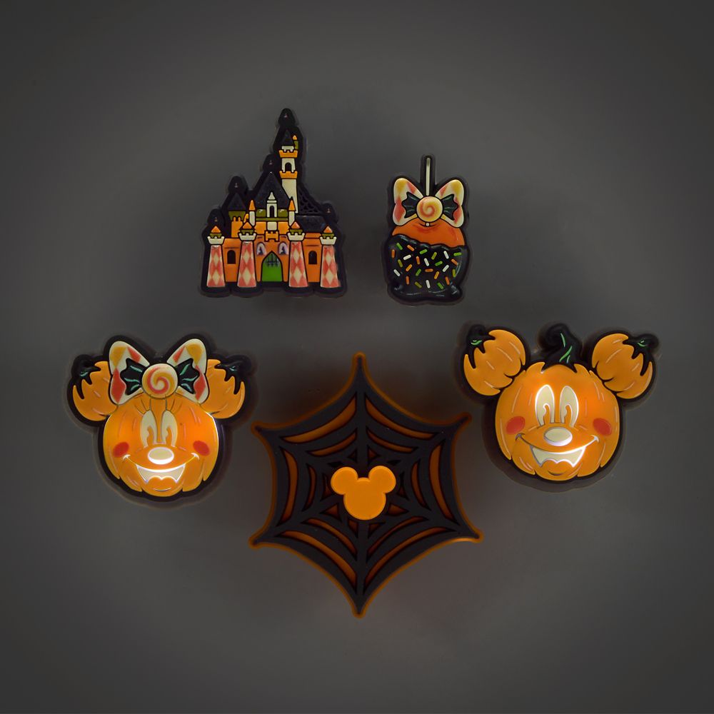 Mickey and Minnie Mouse Halloween Light-Up Jibbitz Set by Crocs