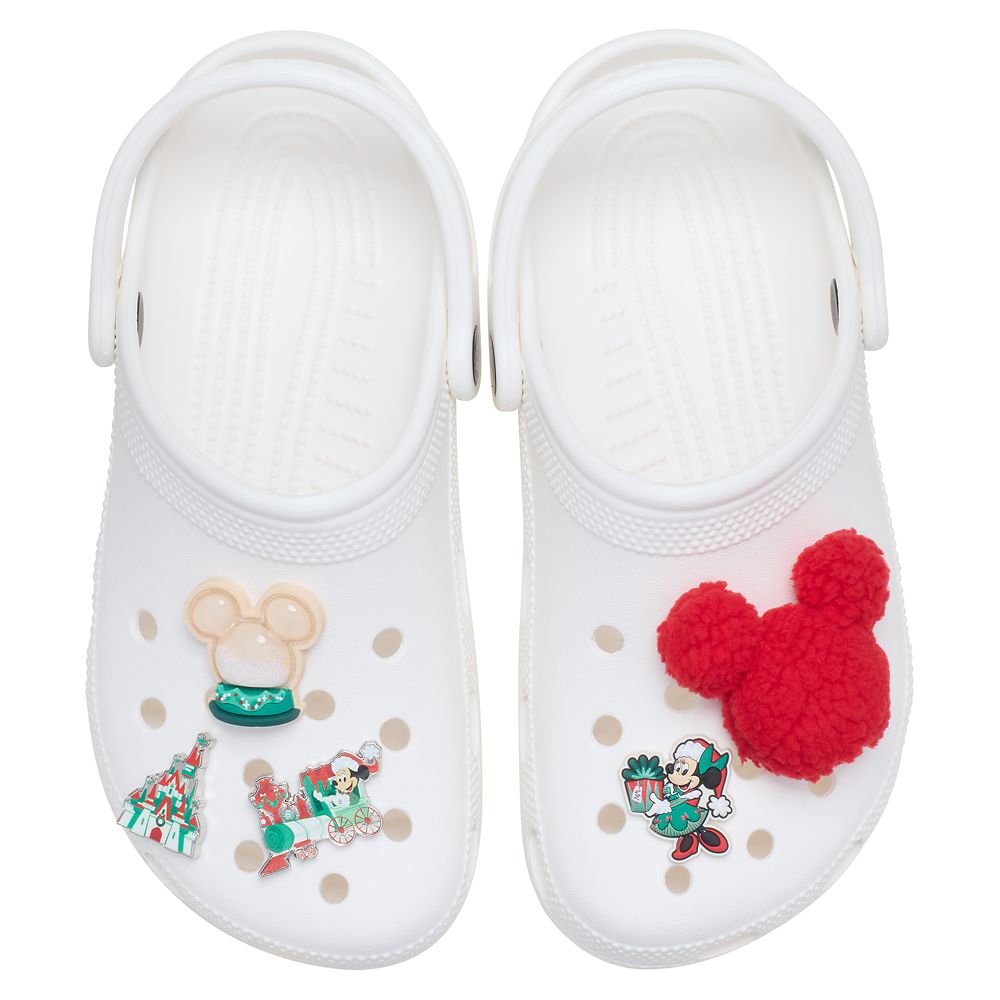 Mickey and Minnie Mouse Holiday Jibbitz Set by Crocs