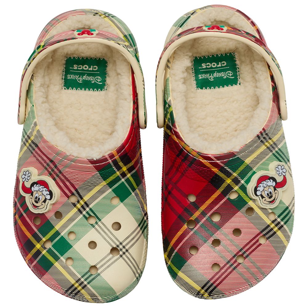 Santa Mickey Mouse Holiday Clogs for Adults by Crocs
