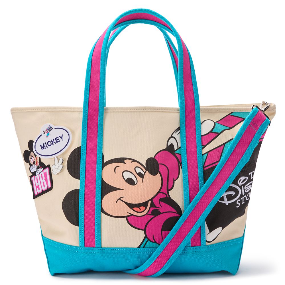 Mickey Mouse Disney Store Est. 1987 Canvas Tote  Large  Personalized  Exclusive