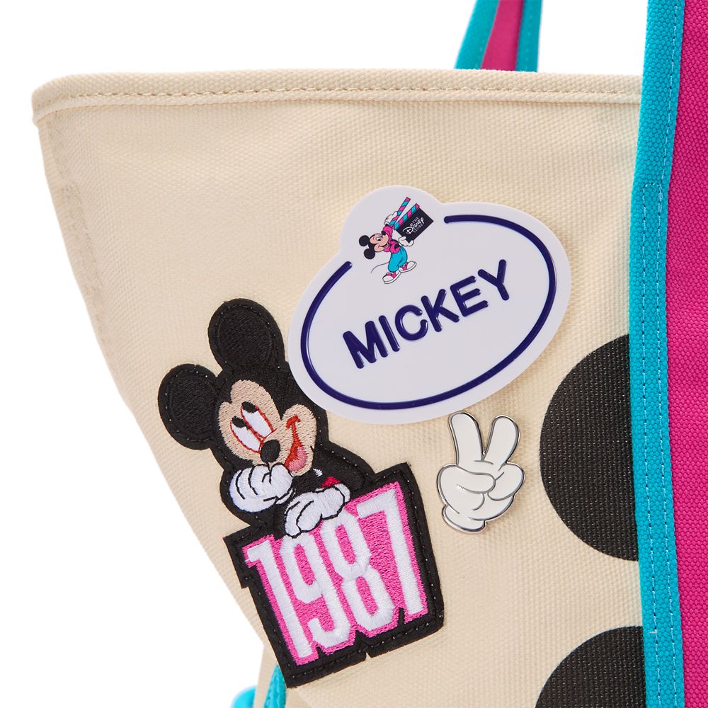 Mickey Mouse Disney Store Est. 1987 Canvas Tote &ndash; Large &ndash; Personalized &ndash; Exclusive