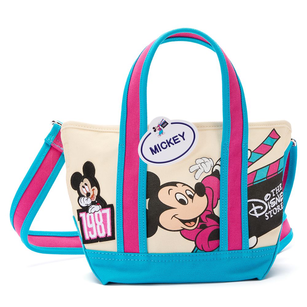 Mickey Mouse Disney Store Est. 1987 Canvas Tote Mini Exclusive