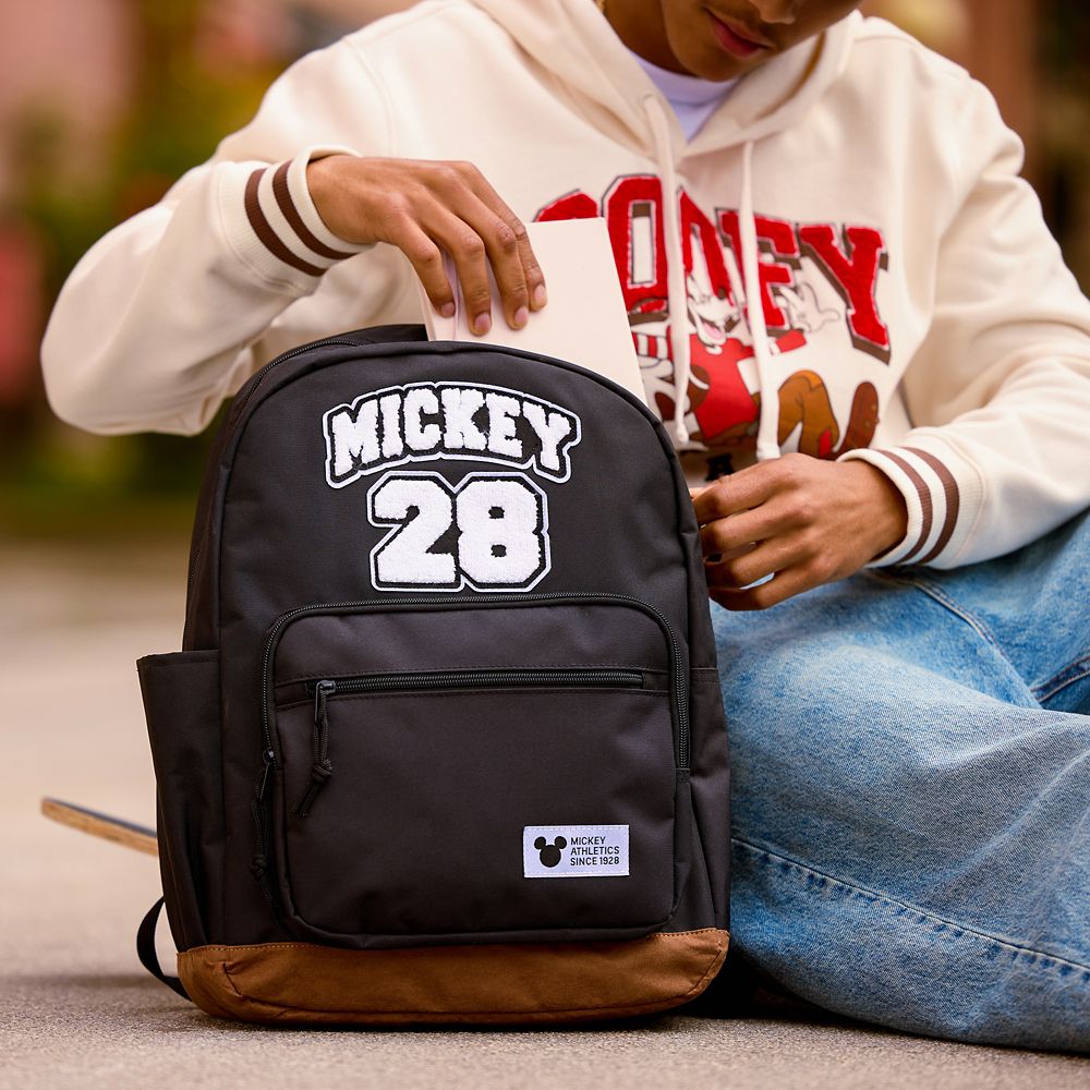 Mickey Mouse ''28'' Collegiate Backpack &ndash; Exclusive