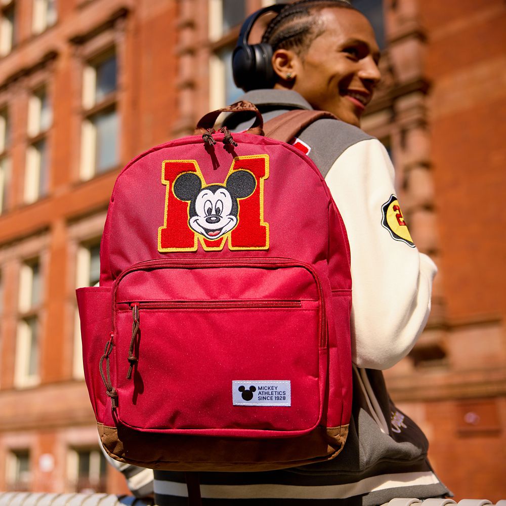Mickey Mouse ''M'' Collegiate Backpack &ndash; Exclusive