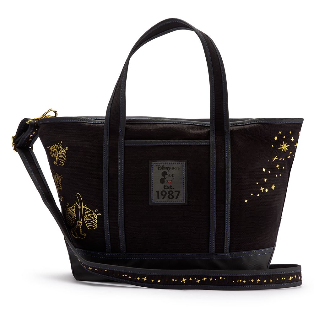 Sorcerer Mickey Mouse Disney Store Est. 1987 Canvas Tote &ndash; Large &ndash; Fantasia &ndash; Exclusive