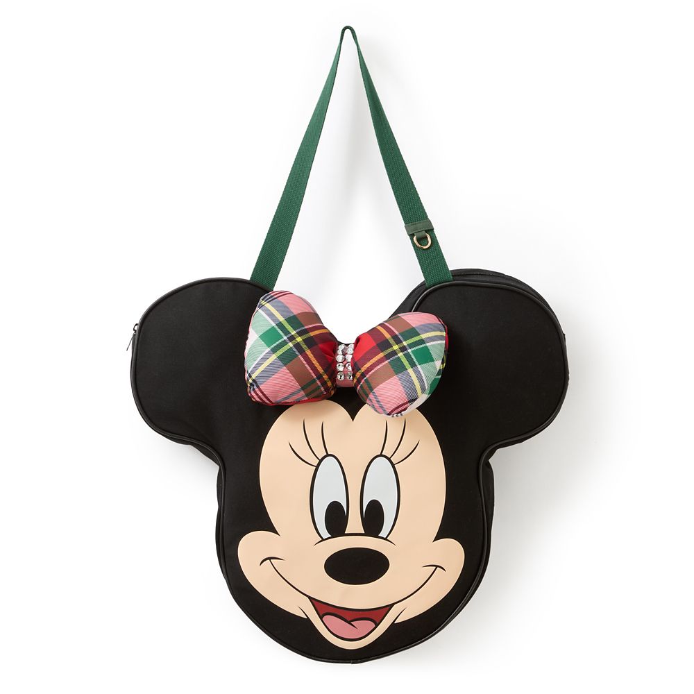 Minnie Mouse Big Face Holiday Canvas Tote