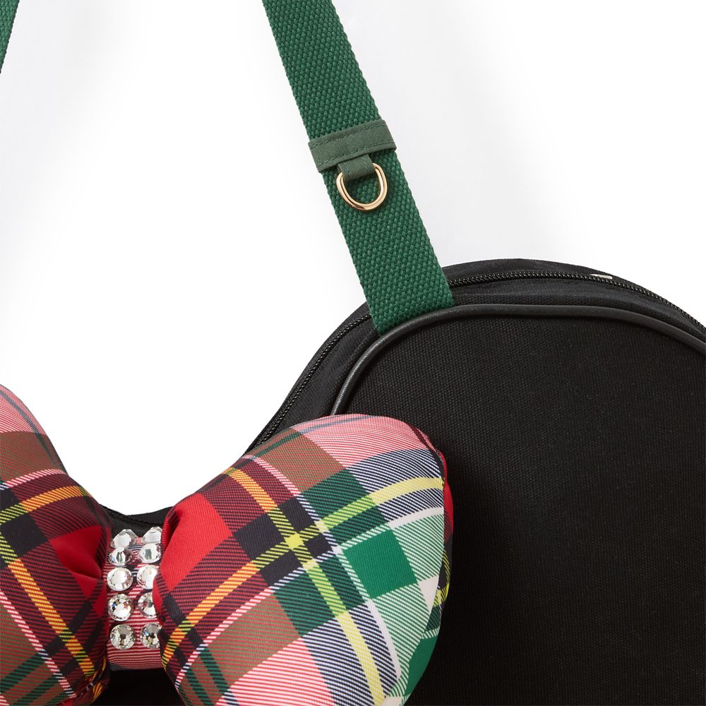 Minnie Mouse Big Face Holiday Canvas Tote