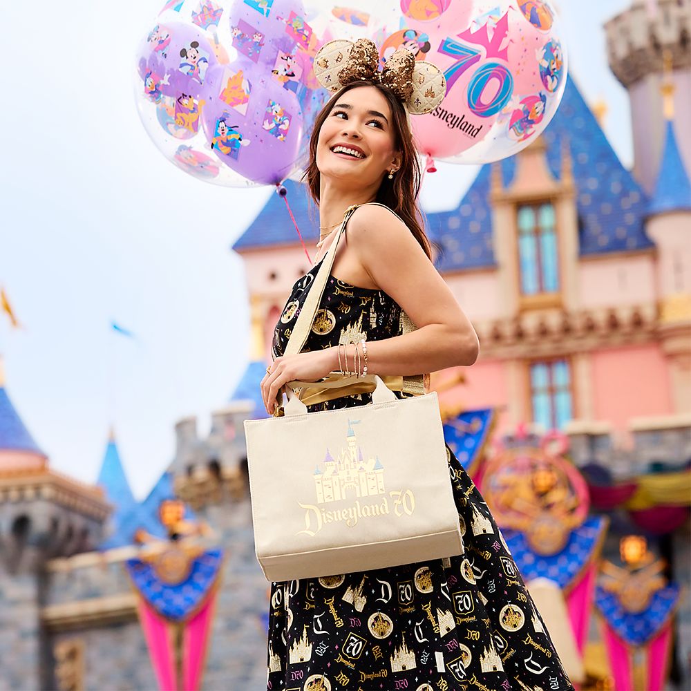 眠れる森の美女 トートバッグDISNEYLAND RESORT 70TH Sleeping Beauty Castle Woven Tote – Disneyland 70th