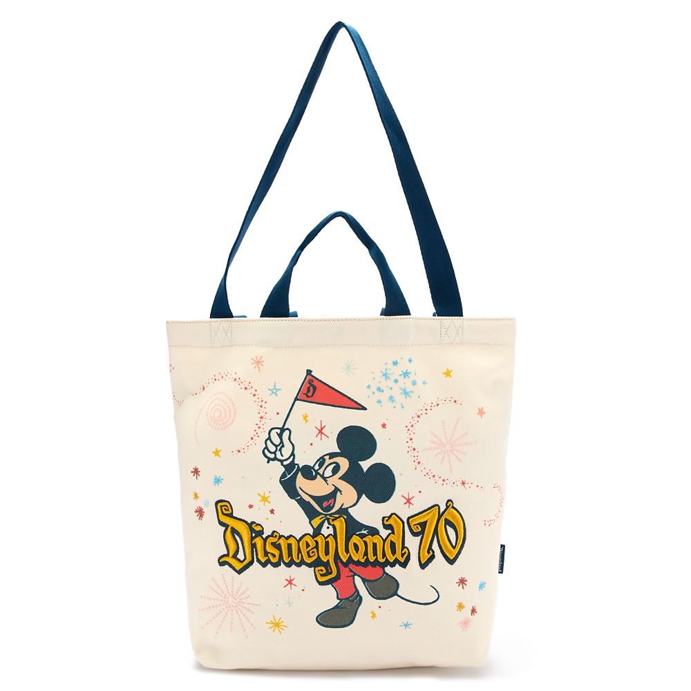 Mickey Mouse Canvas Tote - Disneyland 70th Anniversary