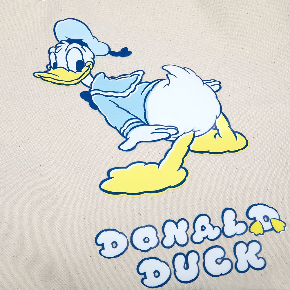Donald Duck Canvas Tote Bag - Disney Store Japan