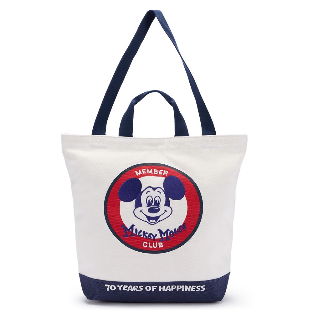 The Mickey Mouse Club 70th Anniversary Canvas Tote Official shopDisney