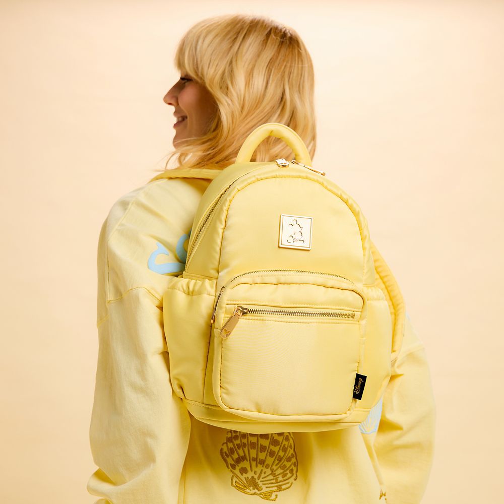 Mickey Mouse Satin Backpack &ndash; Joyful Yellow