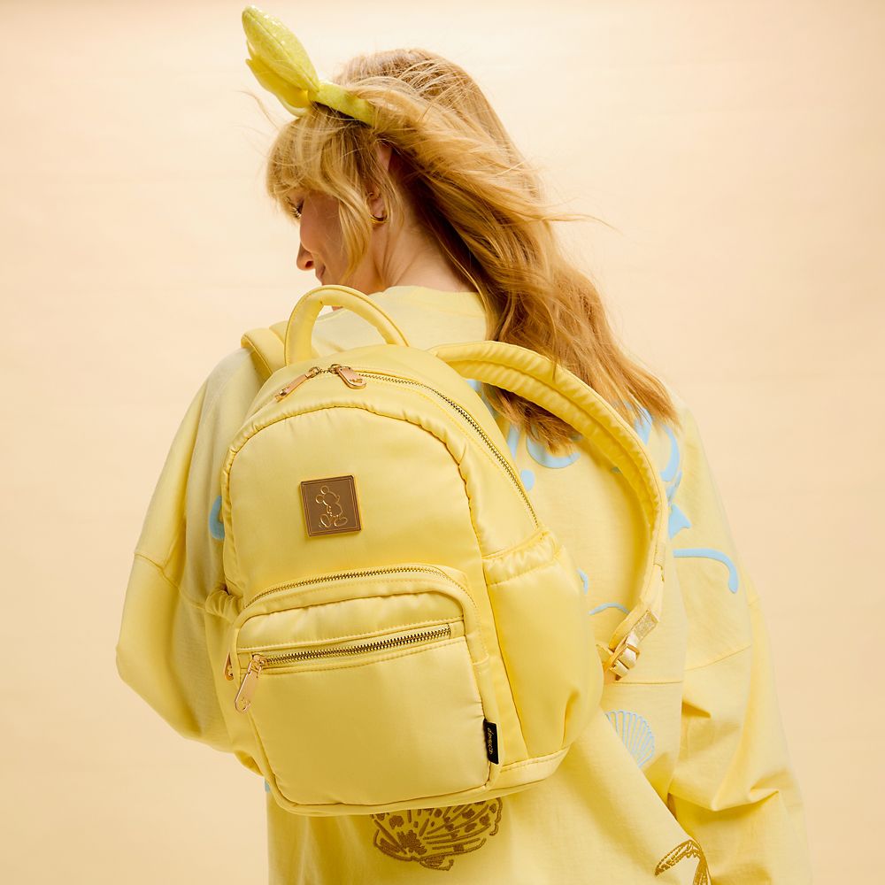 Mickey Mouse Satin Backpack &ndash; Joyful Yellow