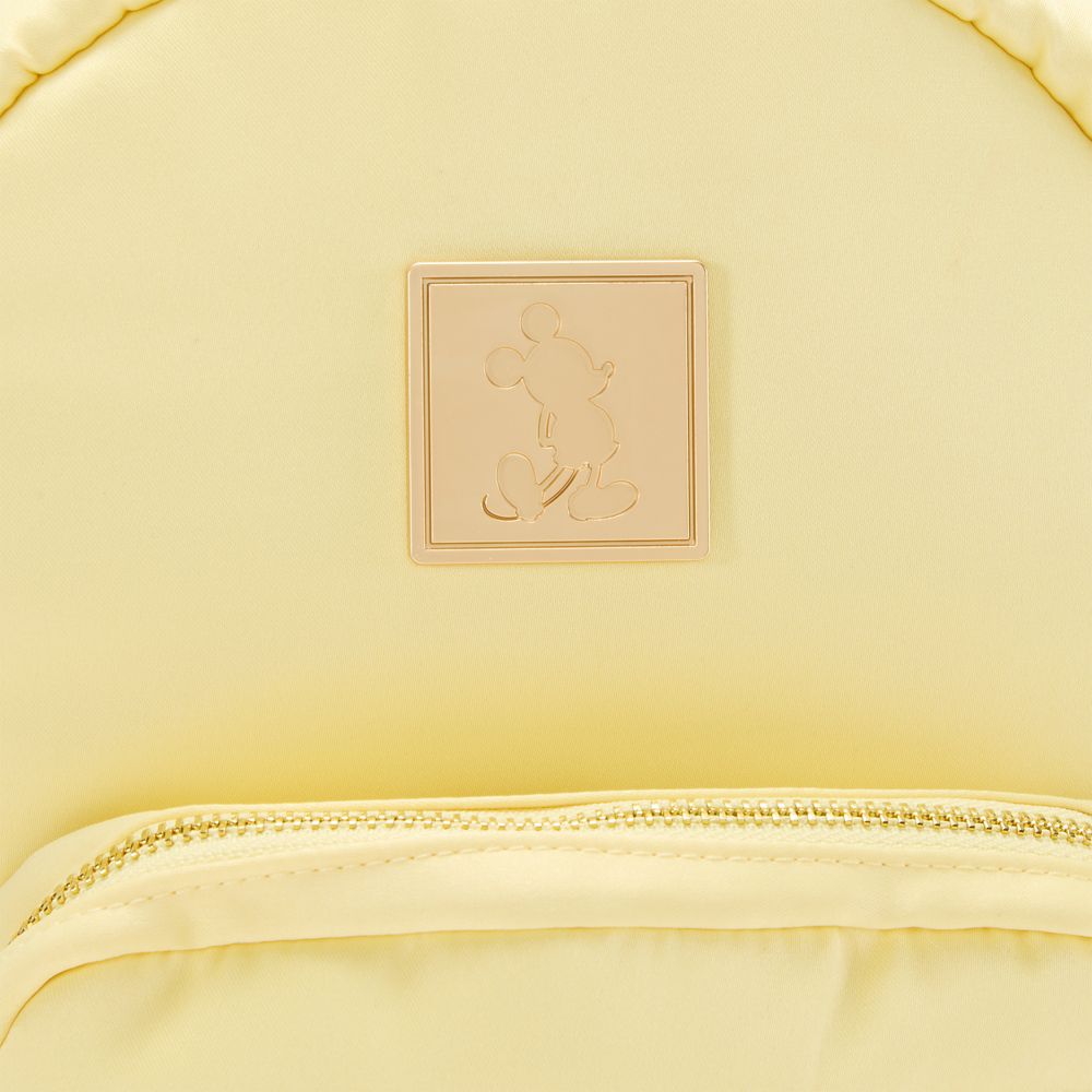 Mickey Mouse Satin Backpack &ndash; Joyful Yellow