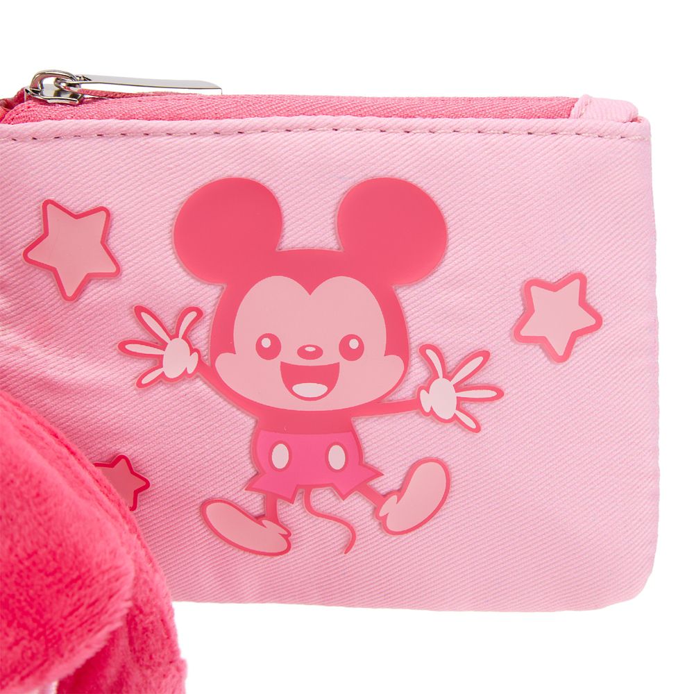 Mickey Mouse Wristlet Pouch and Plush Coin Purse Set