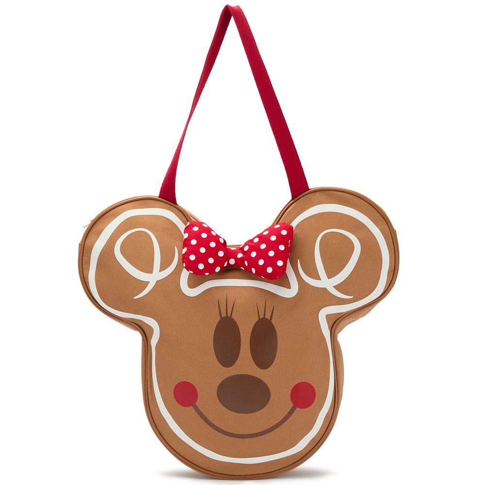 Minnie Mouse Big Face Gingerbread Holiday Tote Bag Official shopDisney