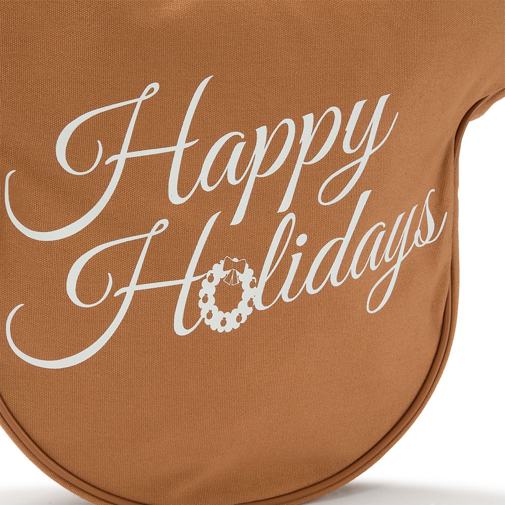 Minnie Mouse Big Face Gingerbread Holiday Tote Bag