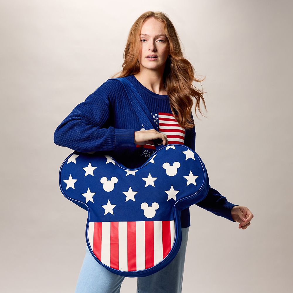 Mickey Mouse Icon Americana Canvas Tote