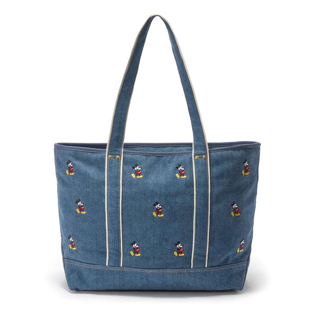 Mickey Mouse Denim Tote Bag